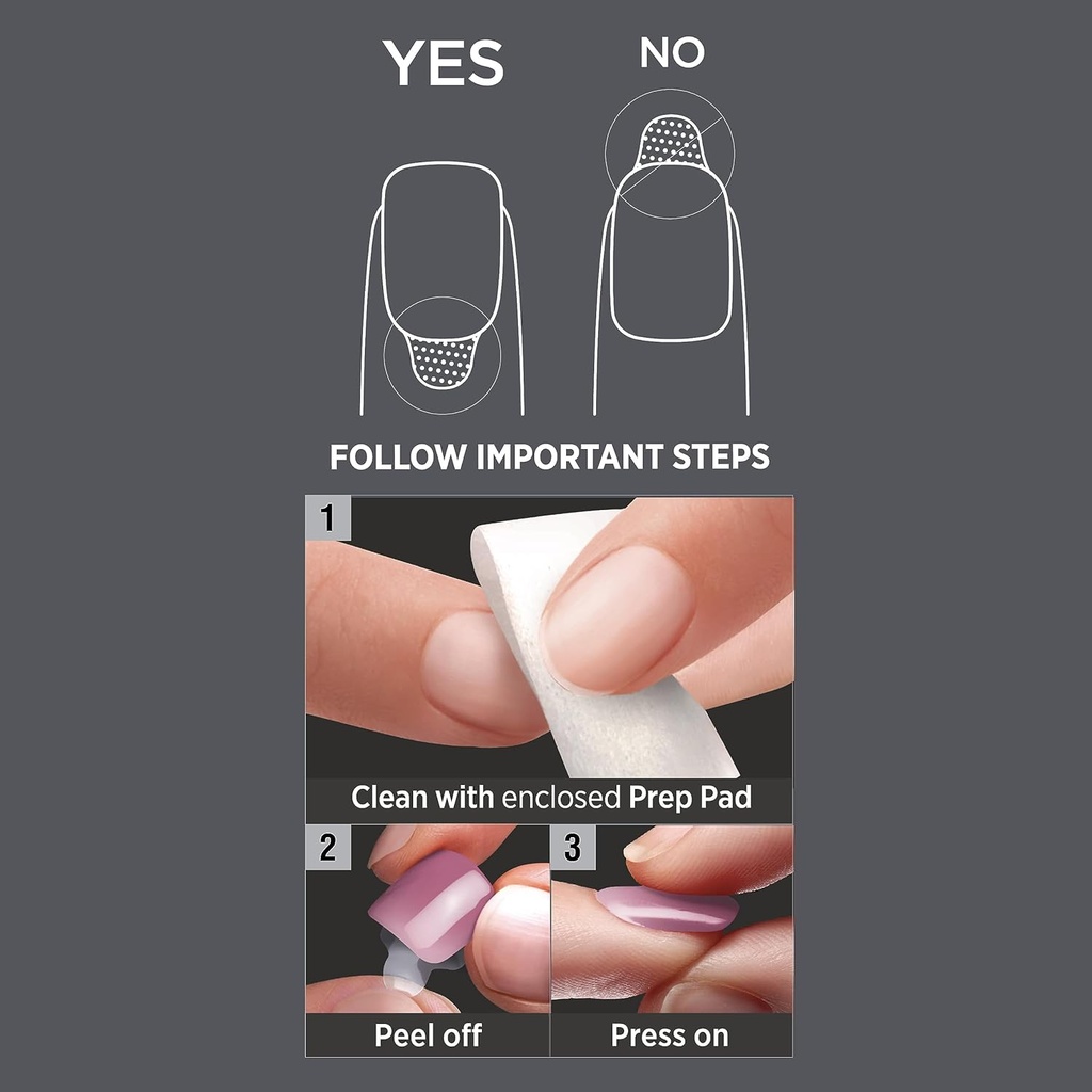Impress Color Nails Medium Coffin Shape 504 Sumptuous