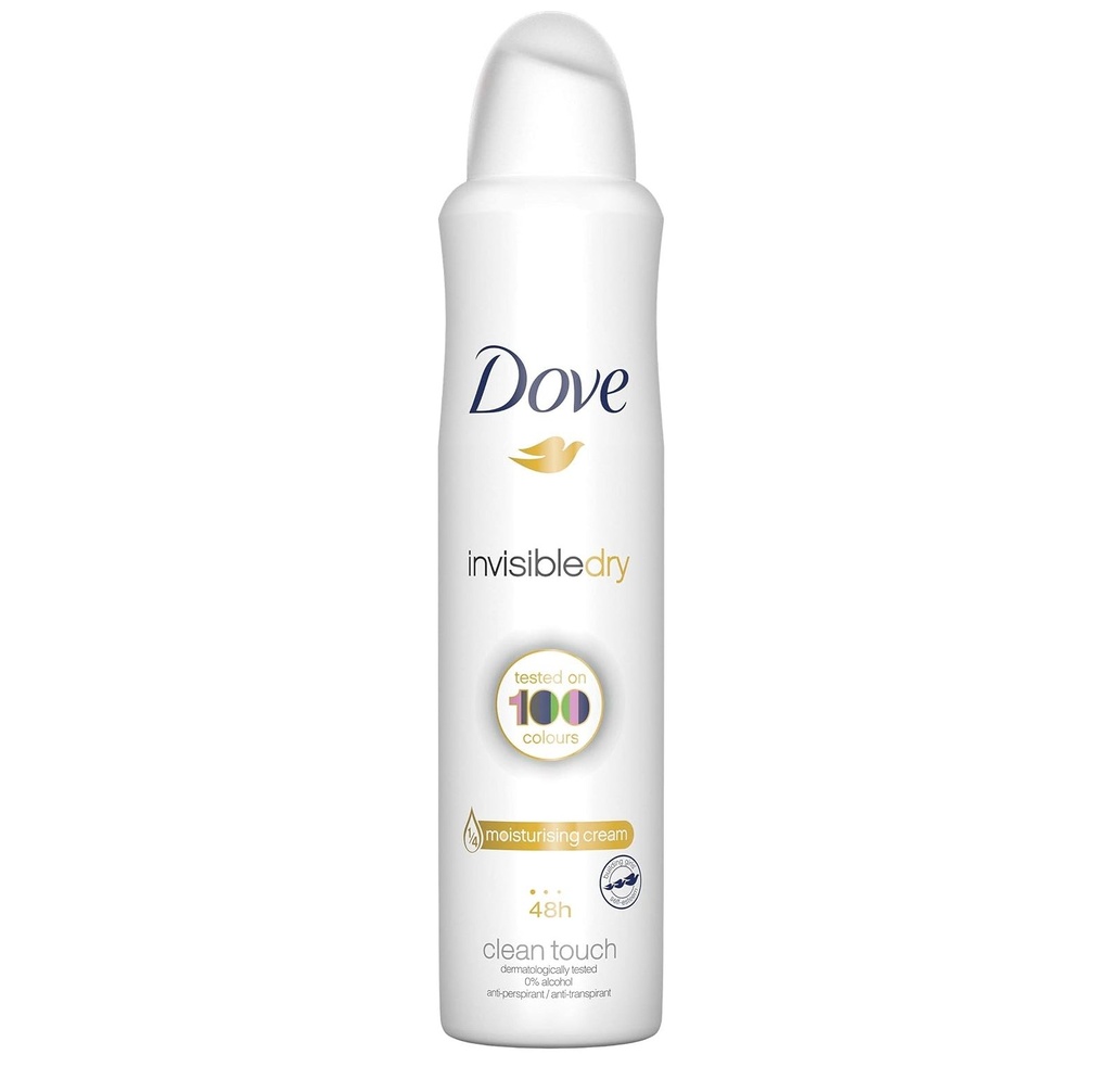دوف اسبراي حريمي 250مل (invisible dry)