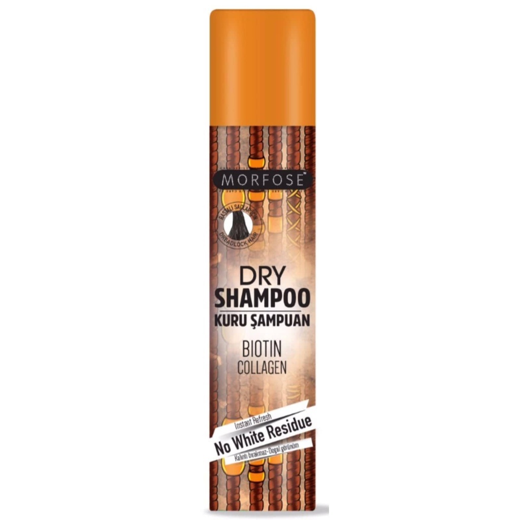 Morfose Dry Shampoo Biotin Collagen for Dreadlock&Afro Hair 200ml