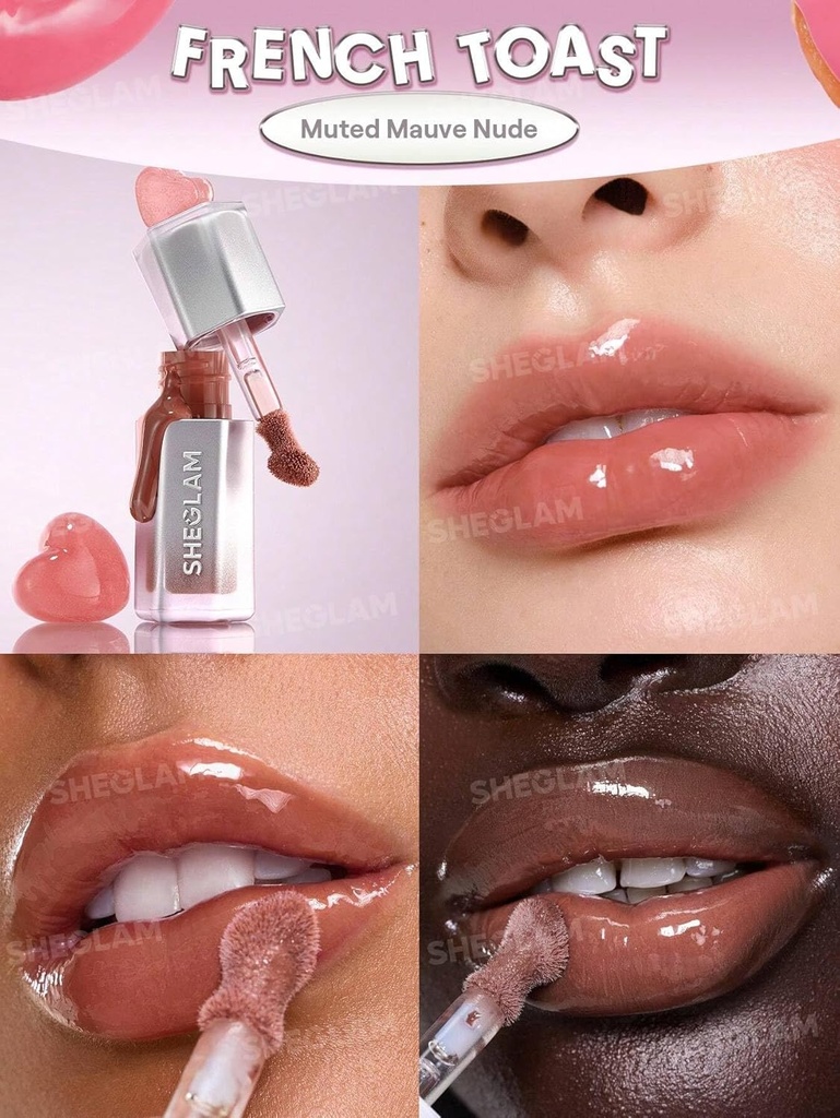 SHEGLAM Gloss Glass Lock French Toast No.013 3.4 Ml