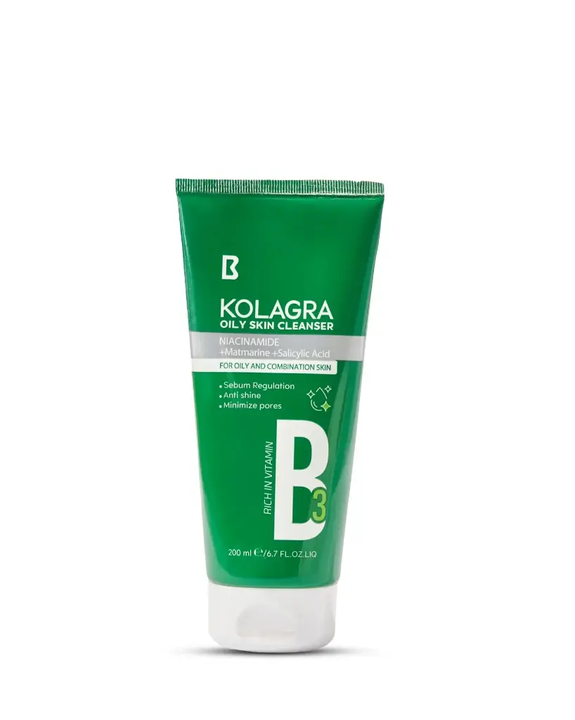 Kolagra Oily Skin Cleanser Rich In Vitamin B3 200 ml
