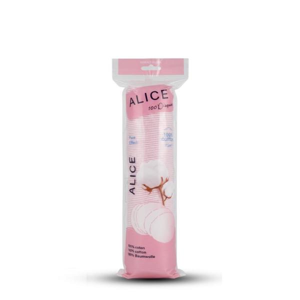 Alice Makeup Remover Cotton Pads 100 PCS Rose AS-100B
