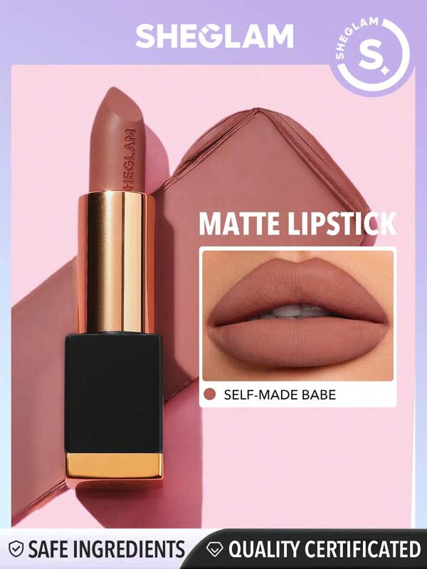 SHEGLAM Matte Allure Lipstick Self-Made Babe 