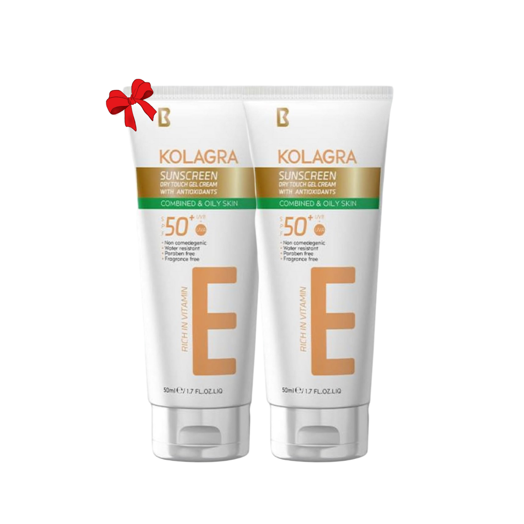 Kolagra 50+ spf sunscreen gel cream 50 ml (1+1)