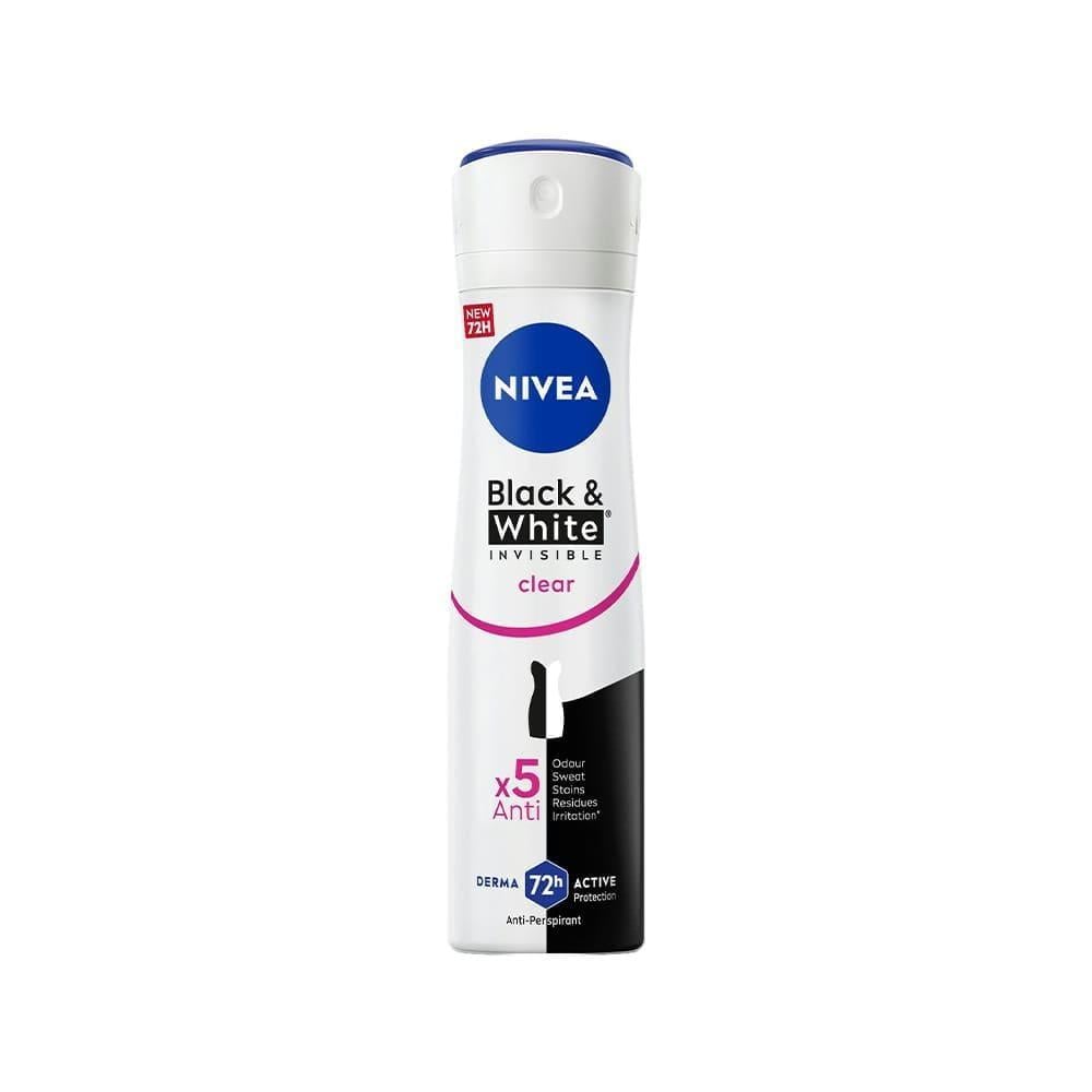 Nivea Anti-Perspirant Black & White Invisible Original 48h Protection for women 150 Ml