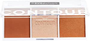 Revolution Trio Contour Palette Baked Sugar New