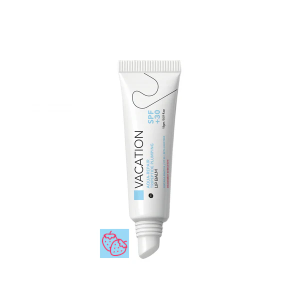 Vacation Aqua Repair Lip Balm Strawberry 15 gm SPF+30