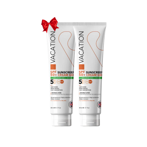 Vacation Sunscreen Gel Hyaluronic (1+1) SPF 50+ 60 ml  