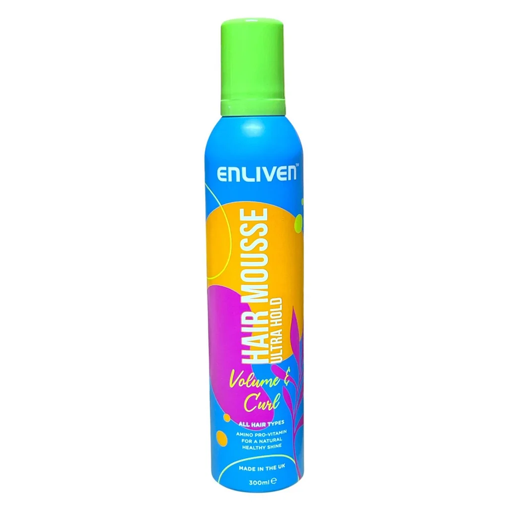 Enliven Hair Mousse Ultra Hold For All Hair Types 300 ML 