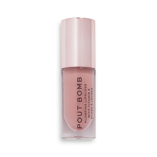 Revolution Pout Bomb Plumping Lipgloss Kiss Nude 4.6ml