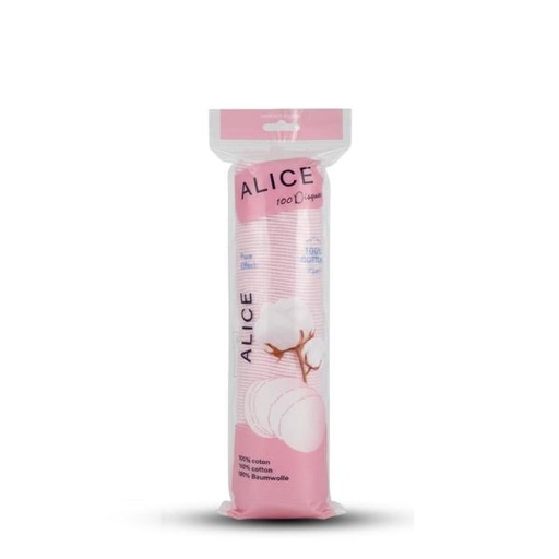 Alice Makeup Remover Cotton Pads 100 PCS Rose AS-100B