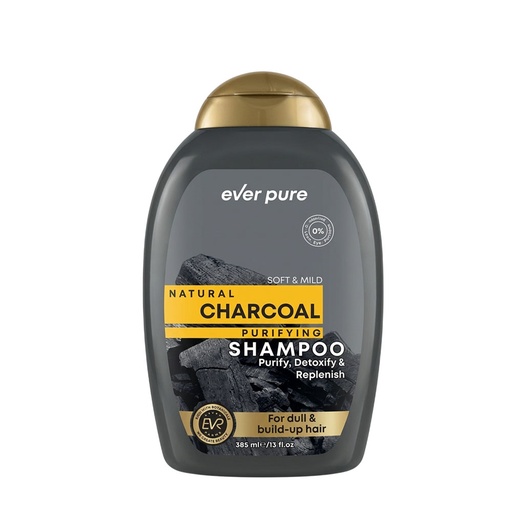 Ever Pure Natural Charcoal Shampoo 385gm