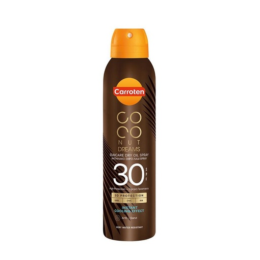 Carrot Coconut Dreams Sun Care SPF30 Dry Oil Spray 150ml