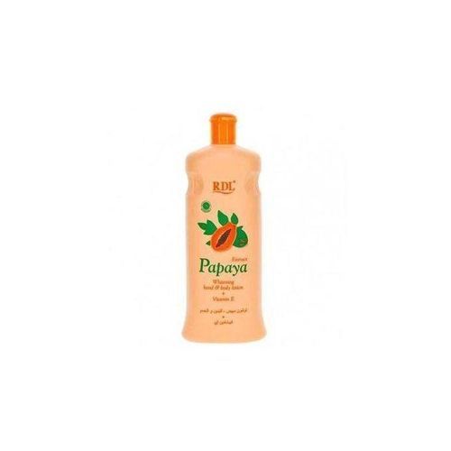 RDL Whitening Hand & Body Lotion Papaya Extract + Vitamin E 600 ML 
