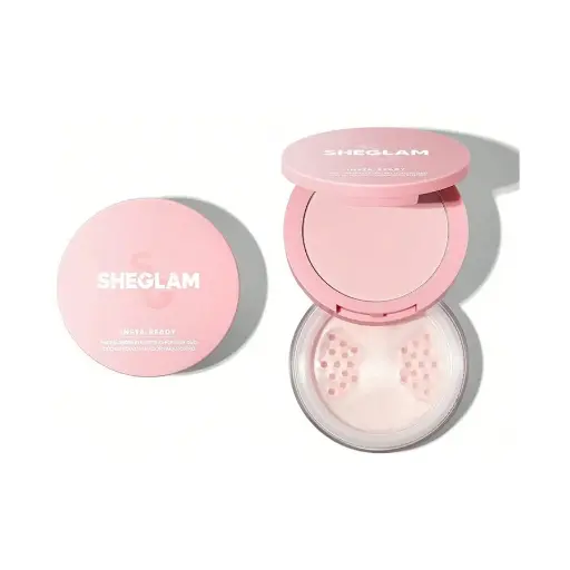 SHEGLAM Insta-Ready Face & Under Eye Setting Powder Bubblegum Duo